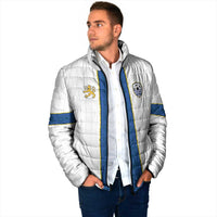Custom Finland Football Padded Jacket Suomi Champion Sami Pattern - Wonder Print Shop