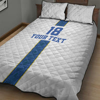 Custom Finland Football Quilt Bed Set Suomi Champion Sami Pattern - Wonder Print Shop