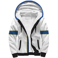 Custom Finland Football Sherpa Hoodie Suomi Champion Sami Pattern - Wonder Print Shop