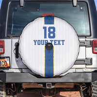 Custom Finland Football Spare Tire Cover Suomi Champion Sami Pattern - Wonder Print Shop