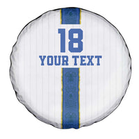 Custom Finland Football Spare Tire Cover Suomi Champion Sami Pattern - Wonder Print Shop