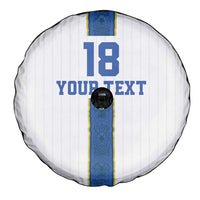 Custom Finland Football Spare Tire Cover Suomi Champion Sami Pattern - Wonder Print Shop