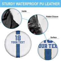 Custom Finland Football Spare Tire Cover Suomi Champion Sami Pattern - Wonder Print Shop