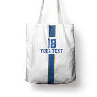 Custom Finland Football Tote Bag Suomi Champion Sami Pattern - Wonder Print Shop