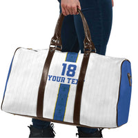 Custom Finland Football Travel Bag Suomi Champion Sami Pattern - Wonder Print Shop