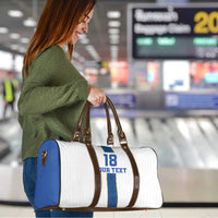 Custom Finland Football Travel Bag Suomi Champion Sami Pattern - Wonder Print Shop