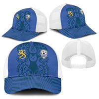 Finland Football Champion Baseball Net Cap Sami Pattern - Wonder Print Shop
