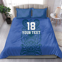 Custom Finland Football Champion Bedding Set Sami Pattern - Wonder Print Shop