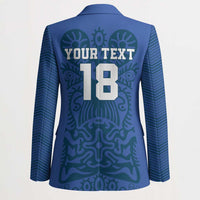 Custom Finland Football Champion Blazer Sami Pattern - Wonder Print Shop