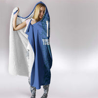 Custom Finland Football Champion Hooded Blanket Sami Pattern - Wonder Print Shop