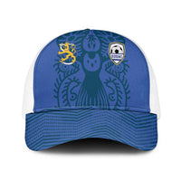 Finland Football Champion Mesh Trucker Cap Sami Pattern - Wonder Print Shop