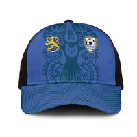 Finland Football Champion Mesh Trucker Cap Sami Pattern - Wonder Print Shop
