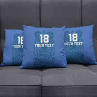 Custom Finland Football Champion Pillow Cover Sami Pattern - Wonder Print Shop