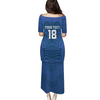 Custom Finland Football Champion Puletasi Sami Pattern - Wonder Print Shop