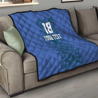 Custom Finland Football Champion Quilt Sami Pattern - Wonder Print Shop