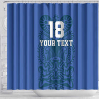 Custom Finland Football Champion Shower Curtain Sami Pattern - Wonder Print Shop