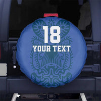 Custom Finland Football Champion Spare Tire Cover Sami Pattern - Wonder Print Shop