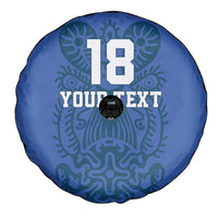 Custom Finland Football Champion Spare Tire Cover Sami Pattern - Wonder Print Shop
