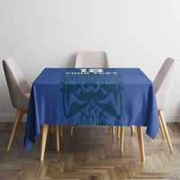 Custom Finland Football Champion Tablecloth Sami Pattern - Wonder Print Shop
