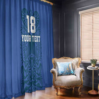 Custom Finland Football Champion Window Curtain Sami Pattern - Wonder Print Shop