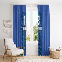 Custom Finland Football Champion Window Curtain Sami Pattern - Wonder Print Shop