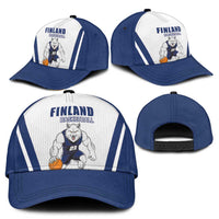 Finland Basketball Classic Cap Wolf Mascot Dynamic Style - Wonder Print Shop