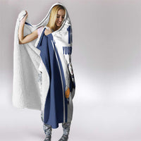 Finland Basketball Custom Hooded Blanket Wolf Mascot Dynamic Style - Wonder Print Shop