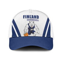 Finland Basketball Mesh Trucker Cap Wolf Mascot Dynamic Style - Wonder Print Shop