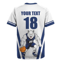 Finland Basketball Custom Rugby Jersey Wolf Mascot Dynamic Style - Wonder Print Shop