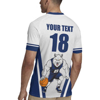 Finland Basketball Custom Rugby Jersey Wolf Mascot Dynamic Style - Wonder Print Shop