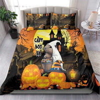 Capy-Boo-Ra Halloween Bedding Set Haunted House And Pumpkin Spooky - Wonder Print Shop