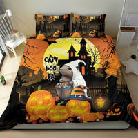 Capy-Boo-Ra Halloween Bedding Set Haunted House And Pumpkin Spooky - Wonder Print Shop