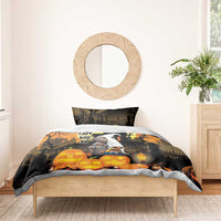 Capy-Boo-Ra Halloween Bedding Set Haunted House And Pumpkin Spooky - Wonder Print Shop