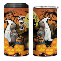 Capy-Boo-Ra Halloween 4 in 1 Can Cooler Tumbler Haunted House And Pumpkin Spooky - Wonder Print Shop
