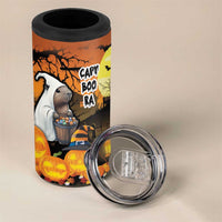 Capy-Boo-Ra Halloween 4 in 1 Can Cooler Tumbler Haunted House And Pumpkin Spooky - Wonder Print Shop