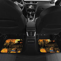 Capy-Boo-Ra Halloween Car Mats Haunted House And Pumpkin Spooky - Wonder Print Shop