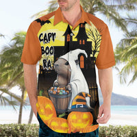Capy-Boo-Ra Halloween Hawaiian Shirt Haunted House And Pumpkin Spooky - Wonder Print Shop