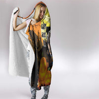 Capy-Boo-Ra Halloween Hooded Blanket Haunted House And Pumpkin Spooky