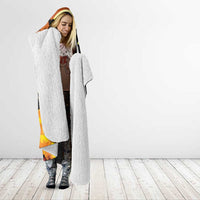 Capy-Boo-Ra Halloween Hooded Blanket Haunted House And Pumpkin Spooky