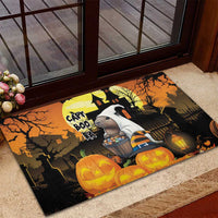 Capy-Boo-Ra Halloween Rubber Doormat Haunted House And Pumpkin Spooky - Wonder Print Shop