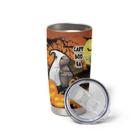 Capy-Boo-Ra Halloween Tumbler Cup Haunted House And Pumpkin Spooky - Wonder Print Shop