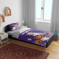 Capy-Boo-Ra Halloween Bedding Set Bats And Pumpkins Funny Style - Wonder Print Shop
