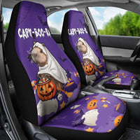 Capy-Boo-Ra Halloween Car Seat Cover Bats And Pumpkins Funny Style - Wonder Print Shop