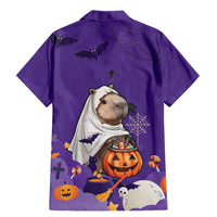 Capy-Boo-Ra Halloween Family Matching Mermaid Dress and Hawaiian Shirt Bats And Pumpkins Funny Style - Wonder Print Shop