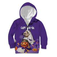 Capy-Boo-Ra Halloween Kid Hoodie Bats And Pumpkins Funny Style - Wonder Print Shop