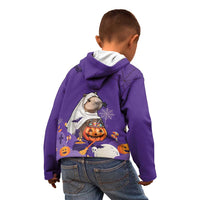 Capy-Boo-Ra Halloween Kid Hoodie Bats And Pumpkins Funny Style - Wonder Print Shop