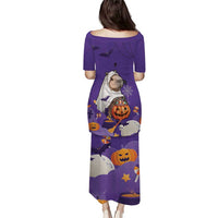 Capy-Boo-Ra Halloween Puletasi Bats And Pumpkins Funny Style - Wonder Print Shop