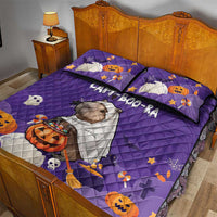 Capy-Boo-Ra Halloween Quilt Bed Set Bats And Pumpkins Funny Style - Wonder Print Shop