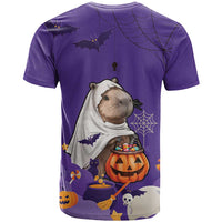 Capy-Boo-Ra Halloween T Shirt Bats And Pumpkins Funny Style - Wonder Print Shop