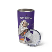Capy-Boo-Ra Halloween Tumbler Cup Bats And Pumpkins Cute Style - Wonder Print Shop